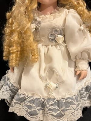 Angelina Doll Collection Blonde Curls Cute - Thumbnail 3