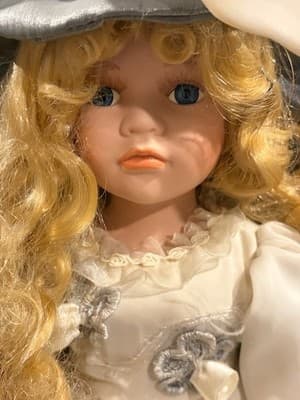 Angelina Doll Collection Blonde Curls Cute - Thumbnail 4