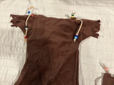 Beautiful Native American Designer Dress For 18" American Girl Doll+ Accessories - Thumbnail 8
