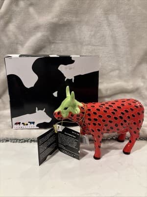 ✨ CowParade "Moolin The Wizard" 2003 #7286 – EXCELLENT w/ Original Box & Tag! - Thumbnail 6