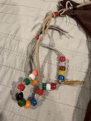 Beautiful Native American Designer Dress For 18" American Girl Doll+ Accessories - Thumbnail 5