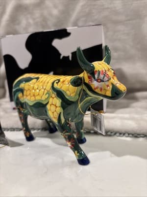 Cow Parade Ceramic 7335 Corn on the Cow 2004 - Thumbnail 2