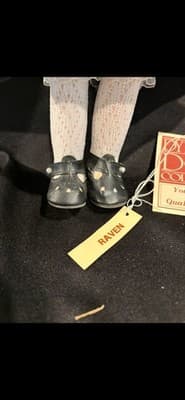 Dynasty Doll “Raven” by Cardinal Inc. – Gown & Hat – Bisque Co - Thumbnail 3