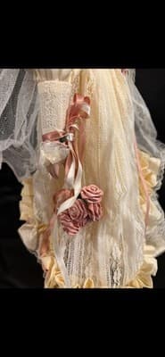 Hello Dolly porcelain doll Alanna 1989 Stand Vintage - Thumbnail 7