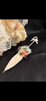 Hello Dolly porcelain doll Alanna 1989 Stand Vintage - Thumbnail 4