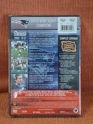 Super Bowl XXXVIII (DVD, 2004) New Factory Sealed New England Patriots Tom Brady - Thumbnail 3