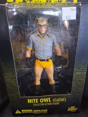 DC The Watchmen NITE OWL Classic Collector Action Figure - Thumbnail 2