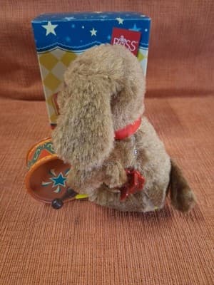 Russ Yesterday's Favorites WindUp Clockwork Drummer Dog Vintage Style New In Box - Thumbnail 6