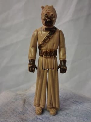 Vintage Star Wars Tuscan Raider Action Figure 1977 Hong Kong
