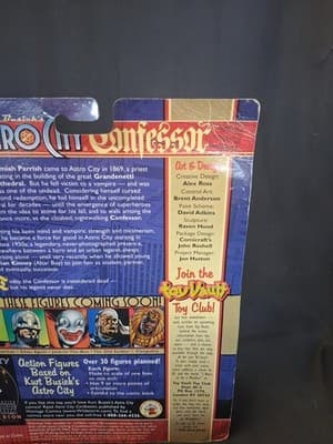 Vintage 1998 ZJ Toys Toy Vault Astro City Heroes Vampire Confessor Figure Sealed - Thumbnail 6