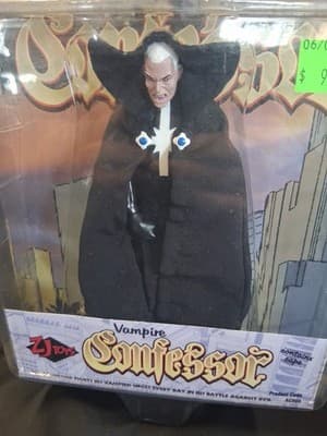 Vintage 1998 ZJ Toys Toy Vault Astro City Heroes Vampire Confessor Figure Sealed - Thumbnail 2