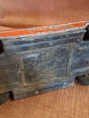 RARE VTG 1960 YONEZAWA JAPAN FRICTION BUICK ROADSTER FIRE CHIEF CAR approx 8.75" - Thumbnail 15