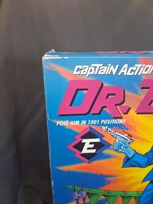 NIB Captain Actions Arch Enemy Dr. Evil 12” Action Figure 1998 Karl Art Fair Box - Thumbnail 2