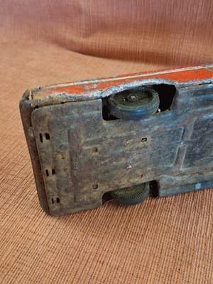 RARE VTG 1960 YONEZAWA JAPAN FRICTION BUICK ROADSTER FIRE CHIEF CAR approx 8.75" - Thumbnail 14