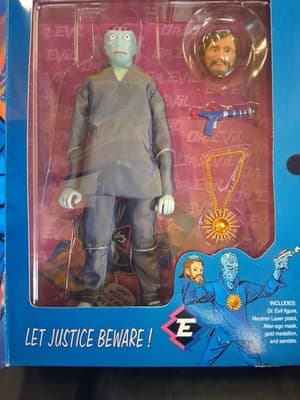 NIB Captain Actions Arch Enemy Dr. Evil 12” Action Figure 1998 Karl Art Fair Box - Thumbnail 13