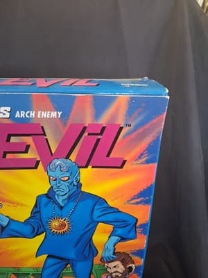 NIB Captain Actions Arch Enemy Dr. Evil 12” Action Figure 1998 Karl Art Fair Box - Thumbnail 3