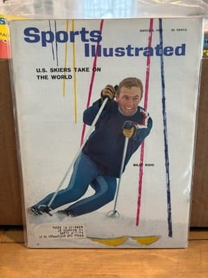 V2 1965 BILLY KIDD US SKIER March 8 SPORTS ILLUSTRATED Magazine