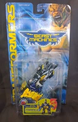 Transformers Beast Machines Mirage Action Figure Hasbro 2000 New Unopened