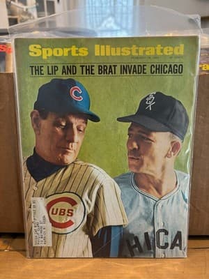 February 28, 1966 Leo Durocher Cubs & Eddie Stanky SPORTS ILLUSTRATED Magazine