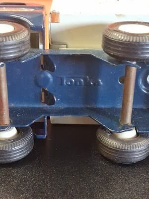 Vintage 1970s Tonka Garbage Truck Pressed Steel Metal 5.5" Garbage Truck USA - Thumbnail 10