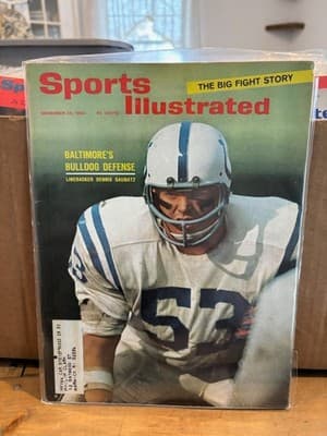 Sports Illustrated Magazine - November 1968 Issue w/ Earl Morrall Colts Cover