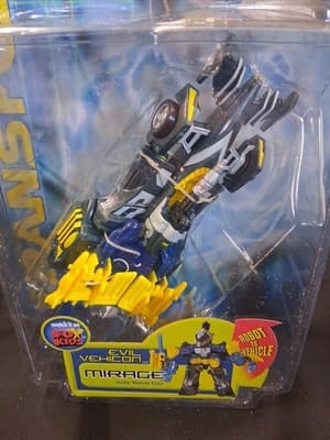 Transformers Beast Machines Mirage Action Figure Hasbro 2000 New Unopened - Thumbnail 2