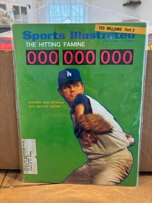 Sports Illustrated Magazine-June 17 1968 The Hitting Famine Dodgers Don Drysdale