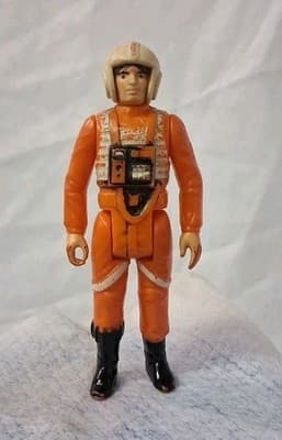Vtg Star Wars 1978 Luke Skywalker X-Wing Fighter Pilot Action Figure Hong Kong