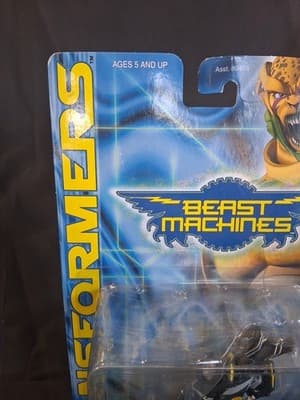 Transformers Beast Machines Mirage Action Figure Hasbro 2000 New Unopened - Thumbnail 3