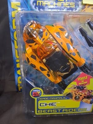 NEW 2000 HASBRO TRANSFORMERS BEAST MACHINES RIDERS HEROIC MAXIMAL CHE CHEETAH - Thumbnail 2