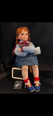 Hannah Rose Kelly RuBert Porcelain Doll In Time Out Handmade