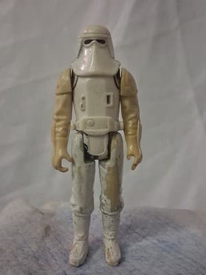 Used 1980 Vintage Star Wars Storm Trooper Action Figure Hong Kong