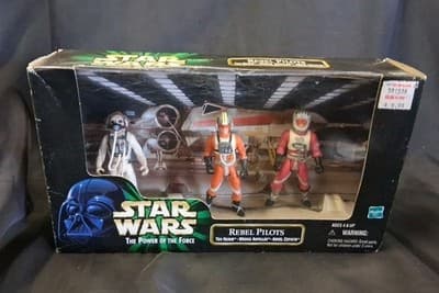 Star Wars Rebel Pilots Action Figure 3-pack Power Of The Force 1999 Hasbro