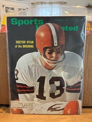 V2 1965 FRANK RYAN BROWNS September 27 SPORTS ILLUSTRATED Magazine