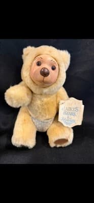 Raikes Bears Bear with Wooden Wagen Set Nursery Miniatures - Thumbnail 2