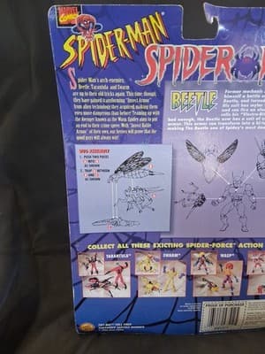 Beetle Insect Armor (Vintage Marvel Spider-Man Spider Force, Toybiz) Sealed - Thumbnail 6