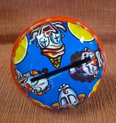 Vintage US Metal Toy noisemaker CLOWNS - 1950-70’s 🤡