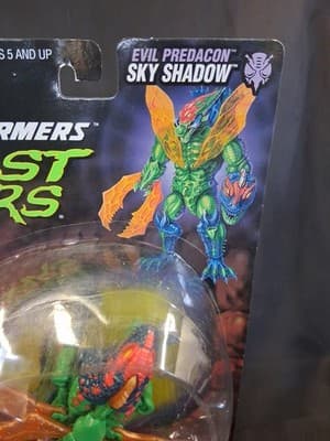 Transformers Beast Wars Fuzors Deluxe Sky Shadow Dragon Fly Lizard Predacon - Thumbnail 4