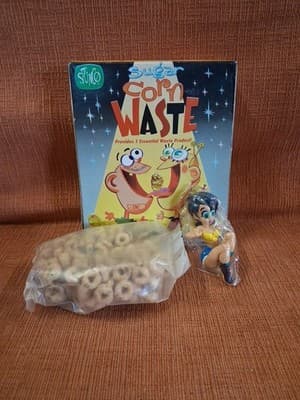 RARE Ren & Stimpy Sugar Corn Waste Cereal w/ Sody Pop Premium by Spumco 1997 Art - Thumbnail 8