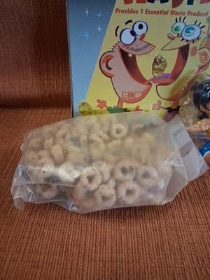 RARE Ren & Stimpy Sugar Corn Waste Cereal w/ Sody Pop Premium by Spumco 1997 Art - Thumbnail 9