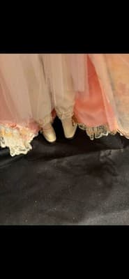 Samantha Medici Porcelain Doll Handmade Pink Floral Dress With Box - Thumbnail 9