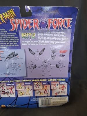 Beetle Insect Armor (Vintage Marvel Spider-Man Spider Force, Toybiz) Sealed - Thumbnail 7