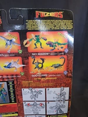 Transformers Beast Wars Fuzors Deluxe Sky Shadow Dragon Fly Lizard Predacon - Thumbnail 8
