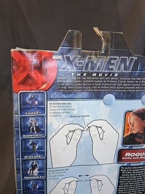 MARVEL X-MEN THE MOVIE (2000) ANNA PAQUIN AS ROGUE ACTION FIGURE NIP - Thumbnail 7