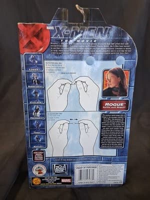 MARVEL X-MEN THE MOVIE (2000) ANNA PAQUIN AS ROGUE ACTION FIGURE NIP - Thumbnail 6
