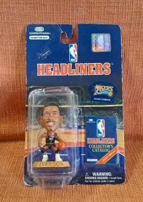 1997 NBA Corinthian Headliners Allen Iverson 76ers Figure