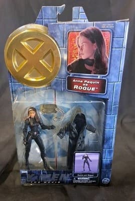MARVEL X-MEN THE MOVIE (2000) ANNA PAQUIN AS ROGUE ACTION FIGURE NIP