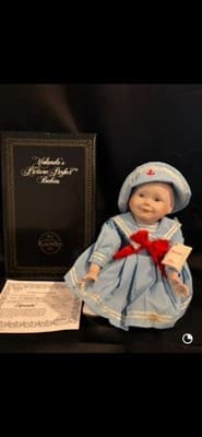 ASHTON DRAKE AMANDA THE SAILOR PORCELAIN DOLL WITH BOX & COA #4670