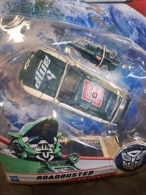 Transformers Dark of the Moon Mechtech Roadbuster AutoBot #88 Dale Jr - Thumbnail 2