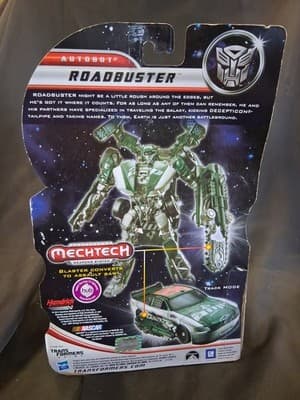 Transformers Dark of the Moon Mechtech Roadbuster AutoBot #88 Dale Jr - Thumbnail 5